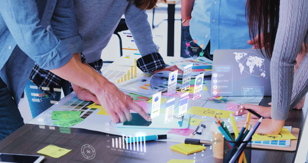 brainstorming about mobile interface